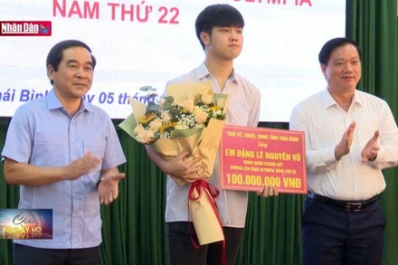 Thái Bình tuyên dương quán quân "Đường lên đỉnh Olympia"