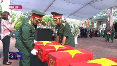 Gia Lai: Lễ truy điệu và an táng các liệt sĩ