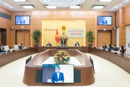 Toàn cảnh phiên họp. 