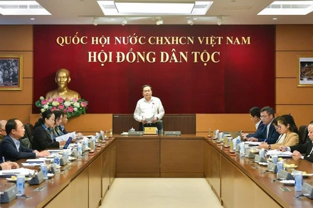 Quang cảnh phiên họp. (Ảnh: Duy Linh)