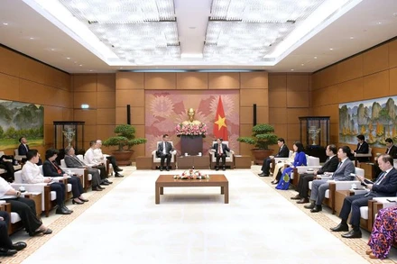 Quang cảnh buổi tiếp.