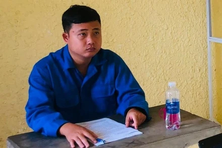 Một trong hai đối tượng bị khởi tố trong vụ án.