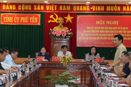 Nhiều tham luận về nâng cao hiệu quả hoạt động, đáp ứng yêu cầu nhiệm vụ công tác dân vận trong tình hình mới.