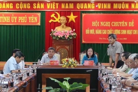 Hội nghị chuyên đề “Đổi mới, nâng cao chất lượng sinh hoạt chi bộ”.