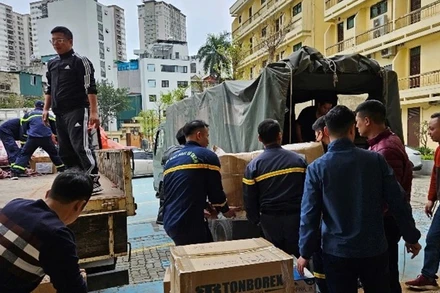 [Video] 25 cán bộ, chiến sĩ Công an hỗ trợ Myanmar khắc phục động đất