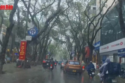 [Video] Không khí lạnh tràn về gây mưa lớn tại Bắc Bộ và Bắc Trung Bộ