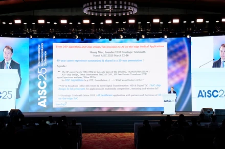 Quang cảnh hội thảo trong khuôn khổ Hội nghị AISC 2025