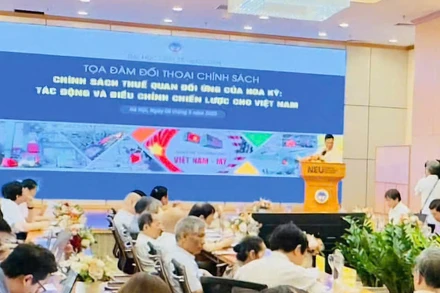 Quang cảnh tọa đàm Chính sách thuế quan đối ứng của Hoa Kỳ: Tác động và điều chỉnh chiến lược cho Việt Nam.