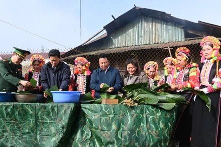 “Xuân Biên phòng ấm lòng dân bản” là hoạt động được Bộ đội Biên phòng Lai Châu thường niên hướng về đồng bào vùng biên giới.