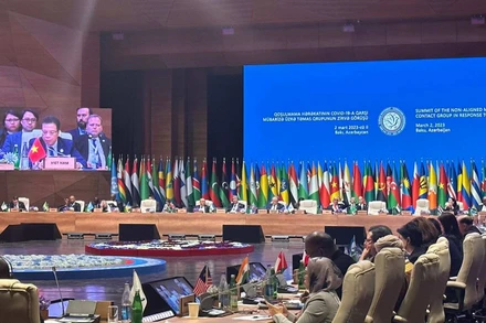 Đại sứ Đặng Minh Khôi phát biểu ý kiến tại Hội nghị.