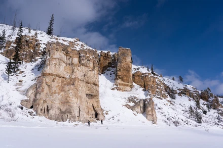 Ấn tượng những trụ đá Lensky ở Cộng hòa Sakha thuộc Nga