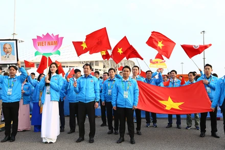 Đoàn Việt Nam tham dự Liên hoan Thanh niên Thế giới 2024. 