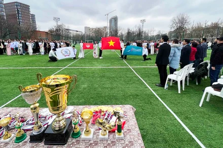 Lễ khai mạc được tổ chức trang trọng. Ảnh: THANH THỂ