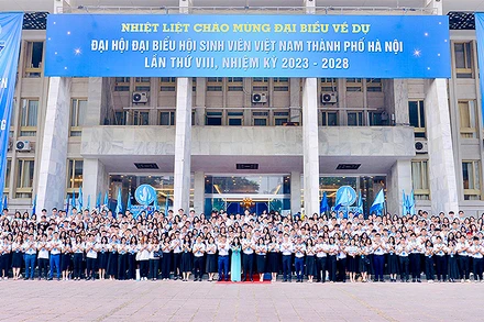 Các đại biểu về dự Đại hội.