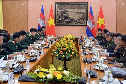 Quang cảnh buổi hội đàm.