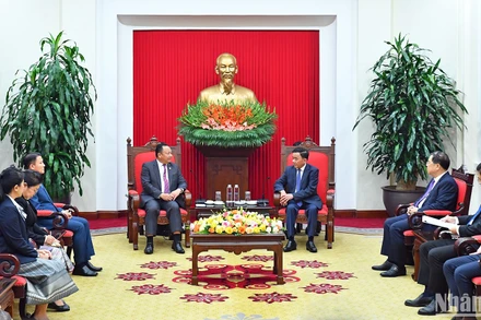 Toàn cảnh buổi tiếp.