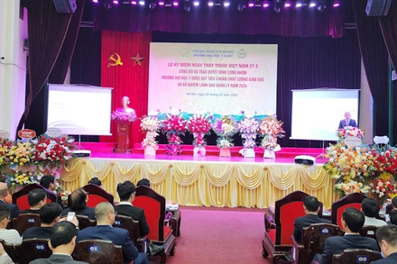 Quang cảnh lễ kỷ niệm.