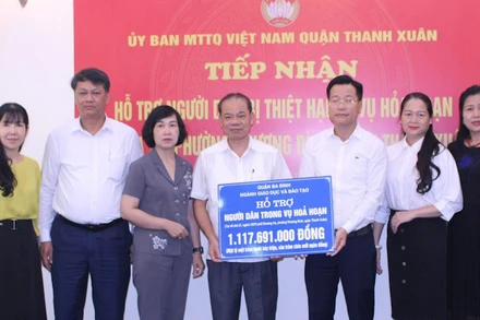 Hỗ trợ gia đình các nạn nhân vụ cháy hơn 1,1 tỷ đồng.