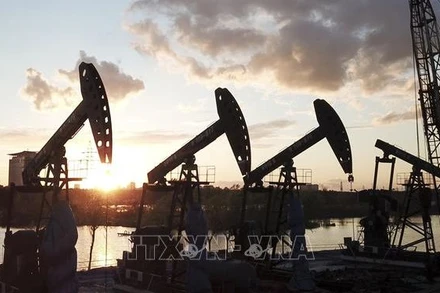  Giếng dầu tại tỉnh Hắc Long Giang, Trung Quốc. (Ảnh: THX/TTXVN)