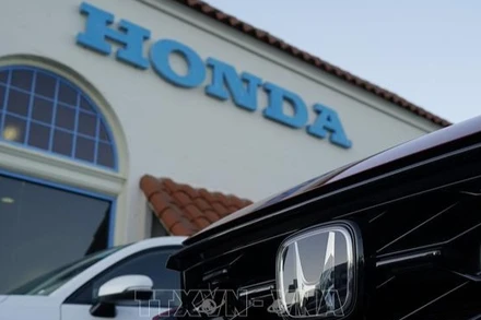 Tại một đại lý bán xe của Honda ở Burlingame, California (Mỹ) ngày 6/2/2024. (Ảnh minh họa: THX/TTXVN)