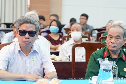 Các thương binh, bệnh binh dự họp mặt Kỷ niệm 76 năm Ngày Thương binh-Liệt sĩ 27/7.