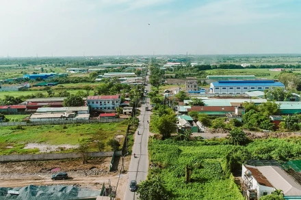 Một góc đô thị huyện Củ Chi.