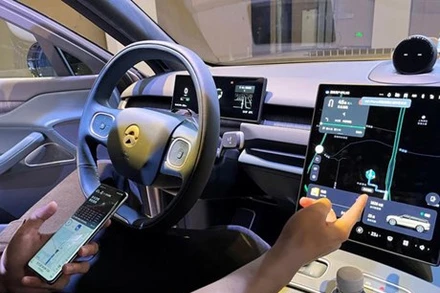 Nio Phone có hơn 30 tính năng dành riêng cho ôtô. (Nguồn: Reuters)
