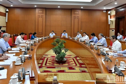 Quang cảnh cuộc họp. (Ảnh: ĐĂNG KHOA)