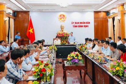 Các đại biểu tại buổi làm việc.