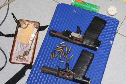 Tang vật thu được tại hiện trường.