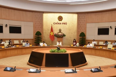 Quang cảnh phiên họp của Ban Chỉ đạo điều hành giá. (Ảnh: VGP)