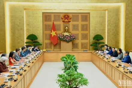 Quang cảnh buổi tiếp.