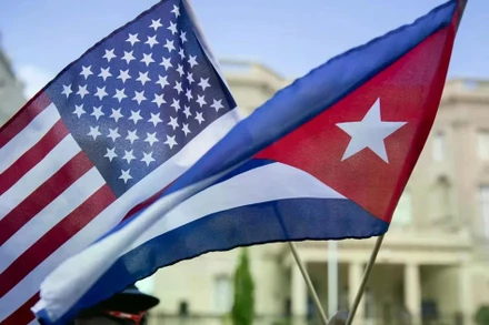 Ngày 14/1 vừa qua, Chính phủ Mỹ đã công bố quyết định loại Cuba khỏi danh sách các quốc gia bị cáo buộc tài trợ khủng bố. (Nguồn: Bloomberg)