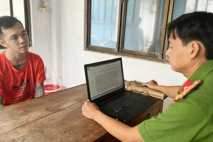 Công an tỉnh đang tạm giữ đối tượng Nguyễn Văn Nghĩa.