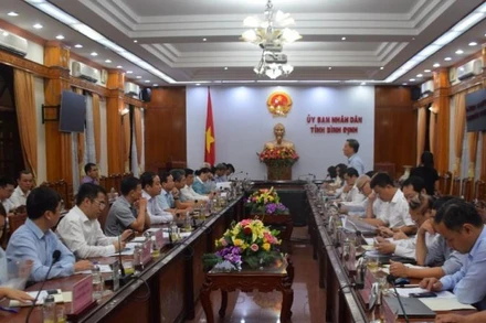 Quang cảnh buổi làm việc.