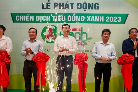 Khai mạc Chiến dịch “Tiêu dùng xanh” lần thứ 14 năm 2023. (Ảnh: CTV)