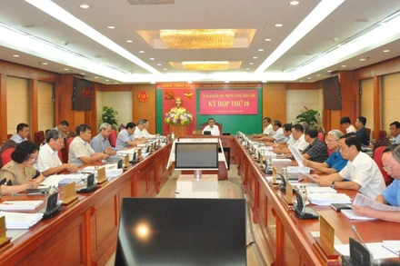Kỳ họp thứ 18 của Ủy ban Kiểm tra Trung ương.