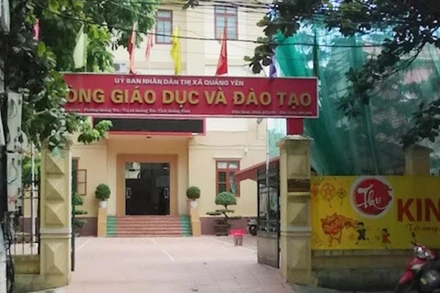 Trụ sở Phòng Giáo dục và đào tạo thị xã Quảng Yên, tỉnh Quảng Ninh. (Nguồn: Internet)