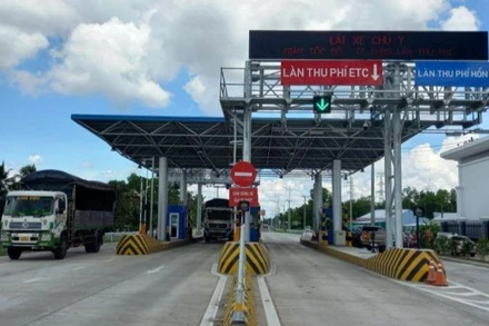 Trạm thu phí Trung Lương-Mỹ Thuận đã sẵn sàng thu phí vào ngày 8/8/2022.