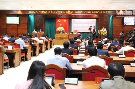 Quang cảnh kỳ họp.