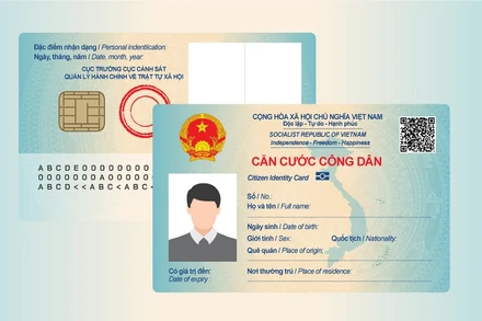 Căn cước công dân gắn chip. (Ảnh minh họa)