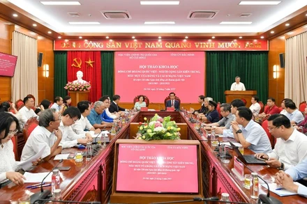 Toàn cảnh hội thảo. (Ảnh: THẾ ĐẠI)