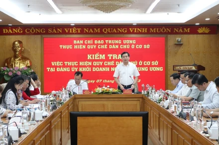 Quang cảnh buổi làm việc.