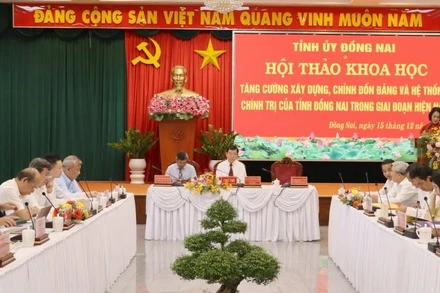 Quang cảnh hội thảo khoa học.