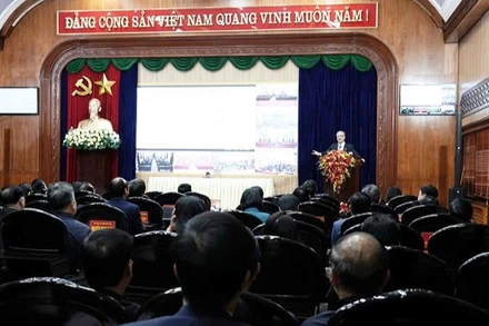 Hội nghị được kết nối trực tuyến từ tỉnh đến cơ sở.
