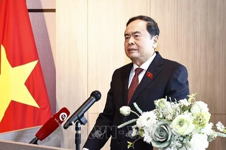 Chủ tịch Quốc hội Trần Thanh Mẫn phát biểu. (Ảnh: Doãn Tấn/TTXVN)