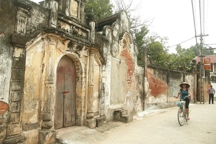 Một góc làng Cựu.