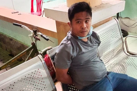 Đối tượng Mai Vũ Lâm bị cơ quan Công an tạm giữ.