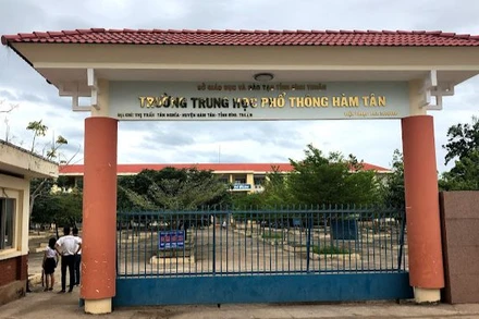 Trường Trung học phổ thông huyện Hàm Tân, Bình Thuận.