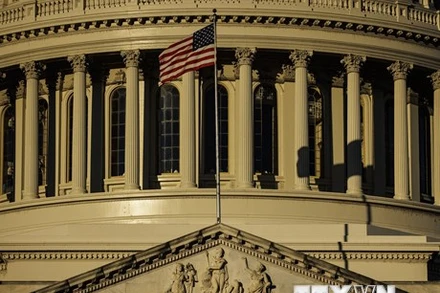 Tòa nhà Quốc hội Mỹ ở Washington, DC. (Ảnh: AFP/TTXVN)
